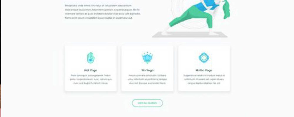 Website For Yoga Teacher, Yoga Studio